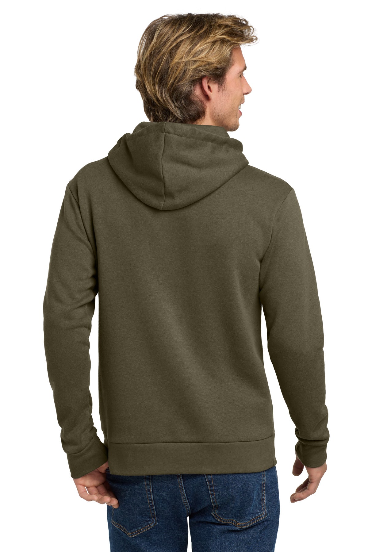 Next Level Apparel   Adult Santa Barbara Pullover Hoodie - Military Green