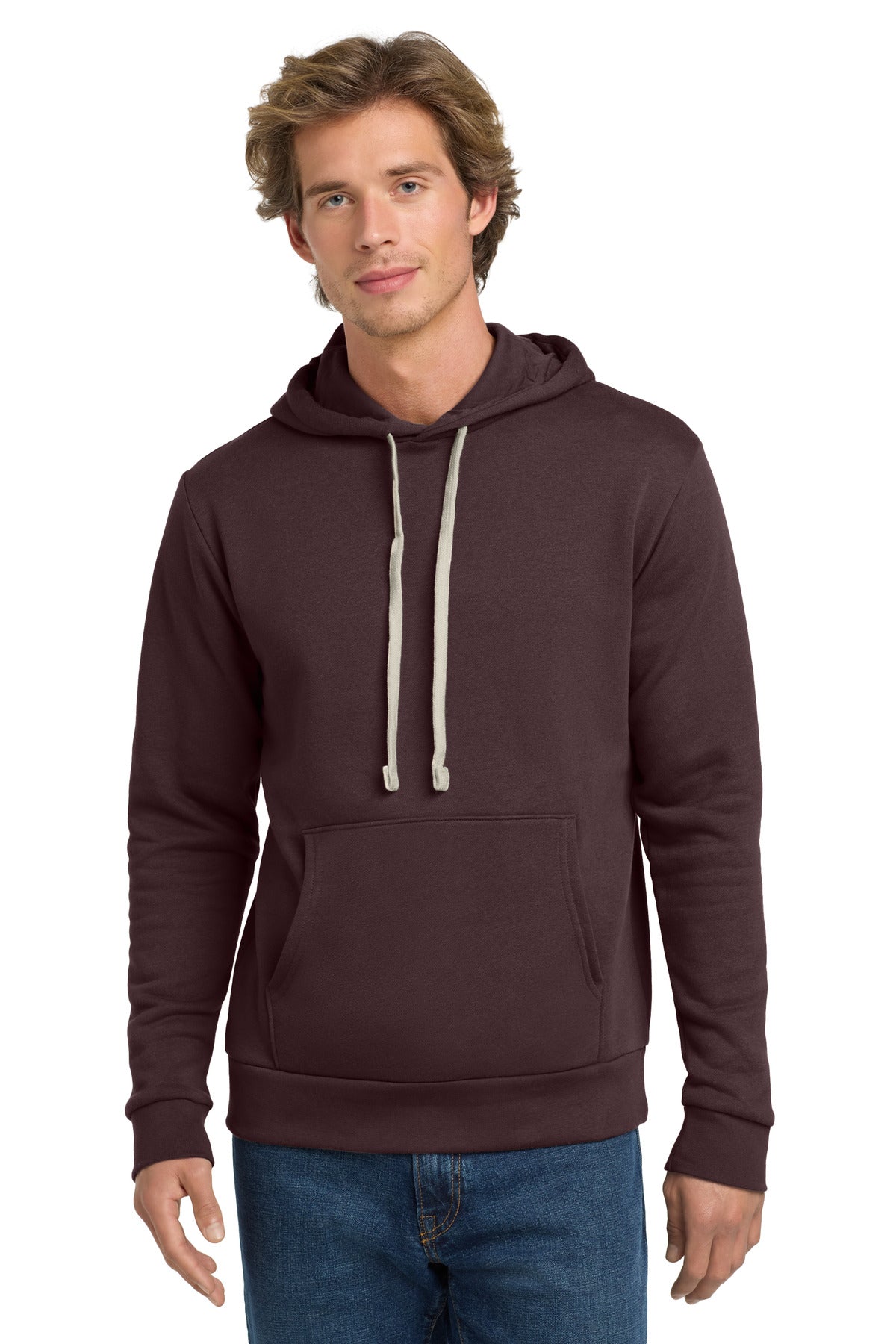 Next Level Apparel   Adult Santa Barbara Pullover Hoodie - Oxblood