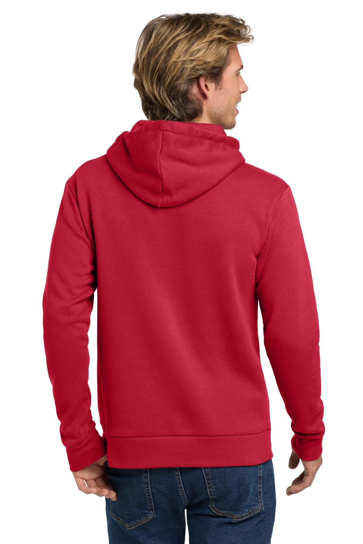 Next Level Apparel   Adult Santa Barbara Pullover Hoodie - Red