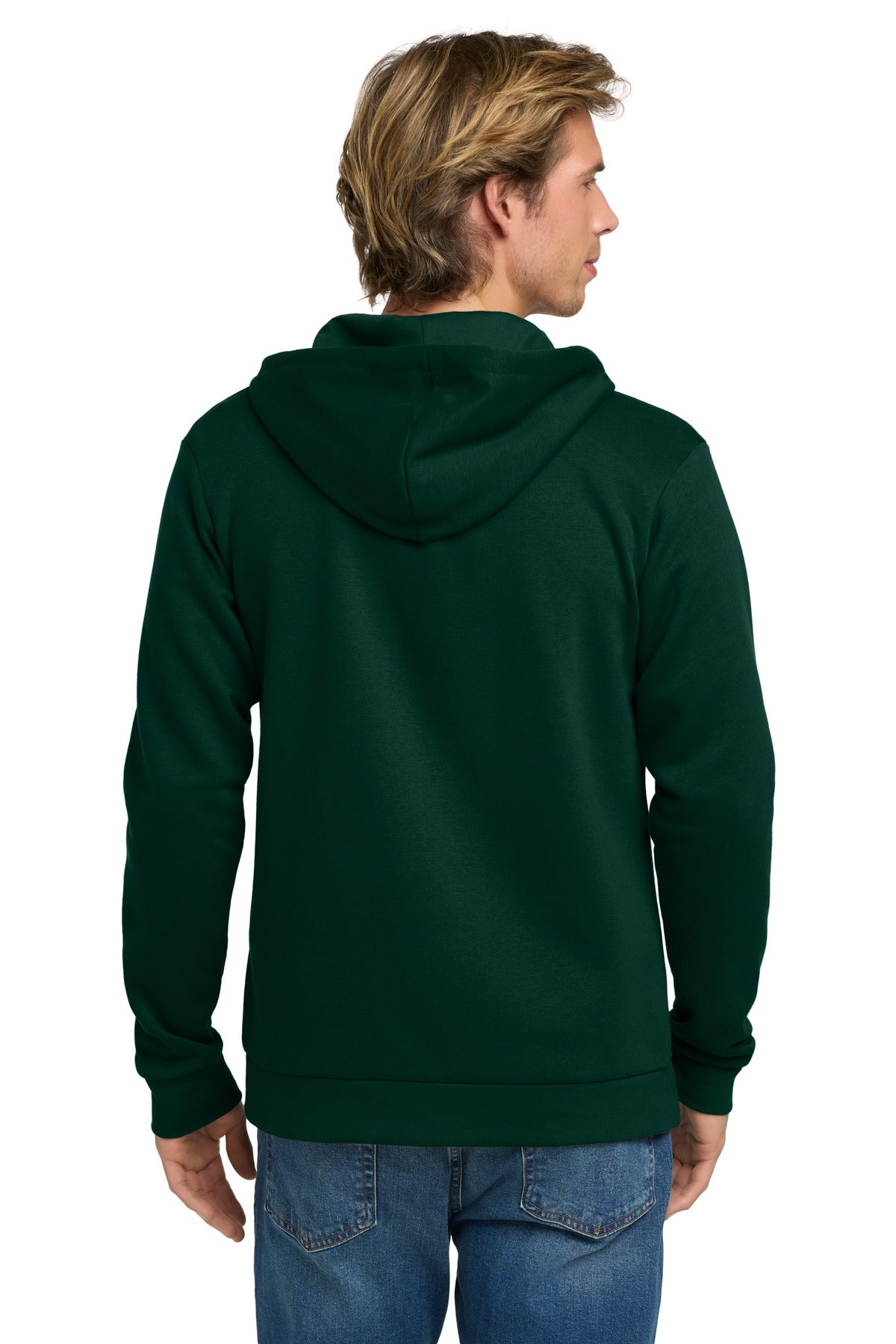 Next Level Apparel Adult Santa Barbara Zip Hoodie - Forest Green