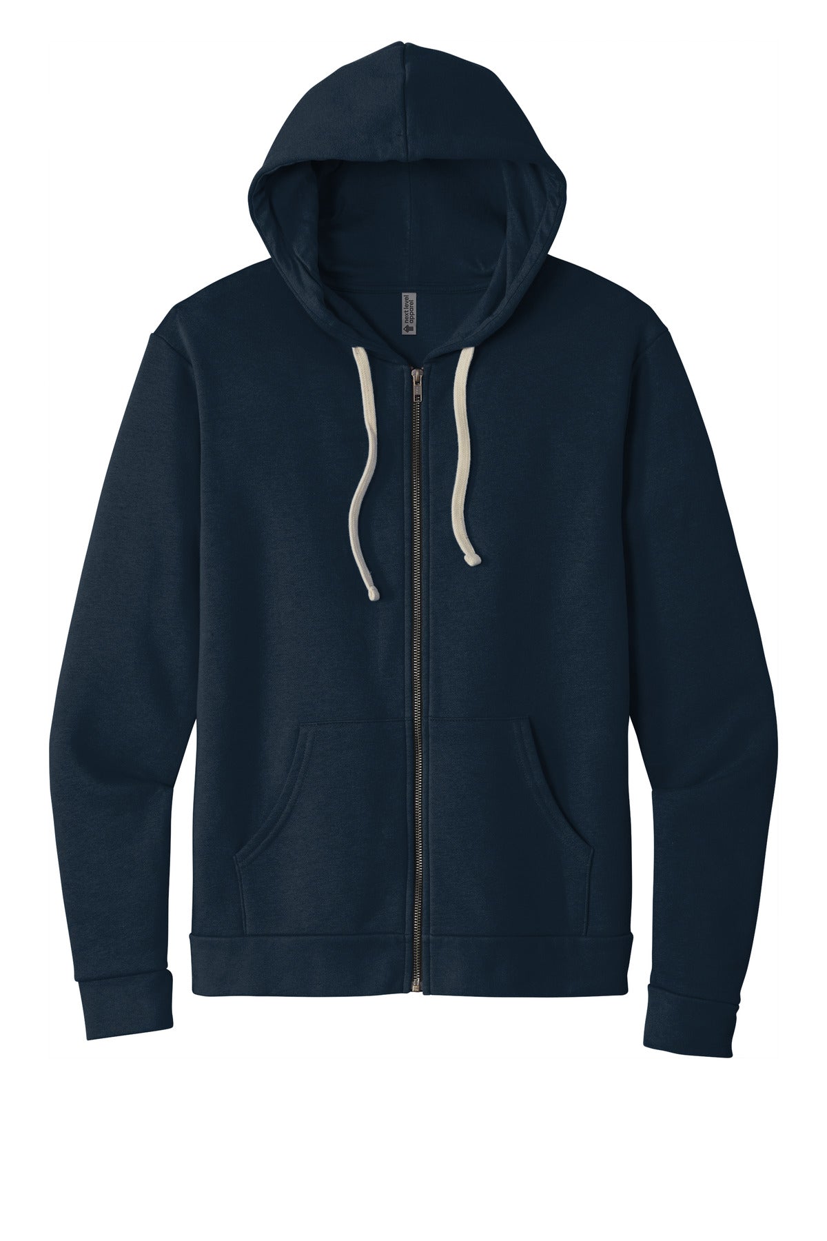 Next Level Apparel Adult Santa Barbara Zip Hoodie - Midnight Navy