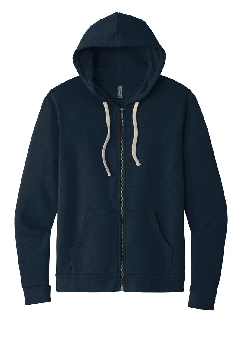 Next Level Apparel Adult Santa Barbara Zip Hoodie - Midnight Navy