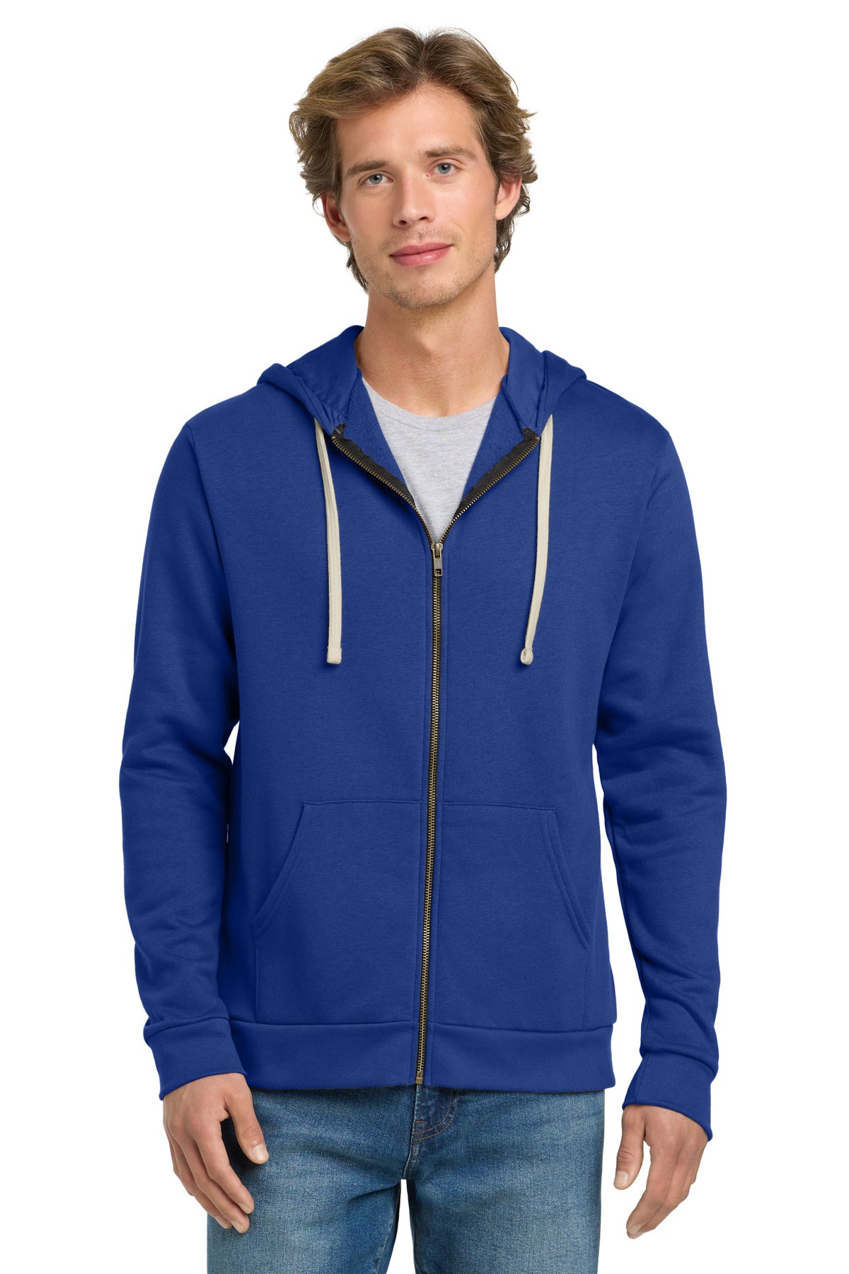 Next Level Apparel Adult Santa Barbara Zip Hoodie - Royal