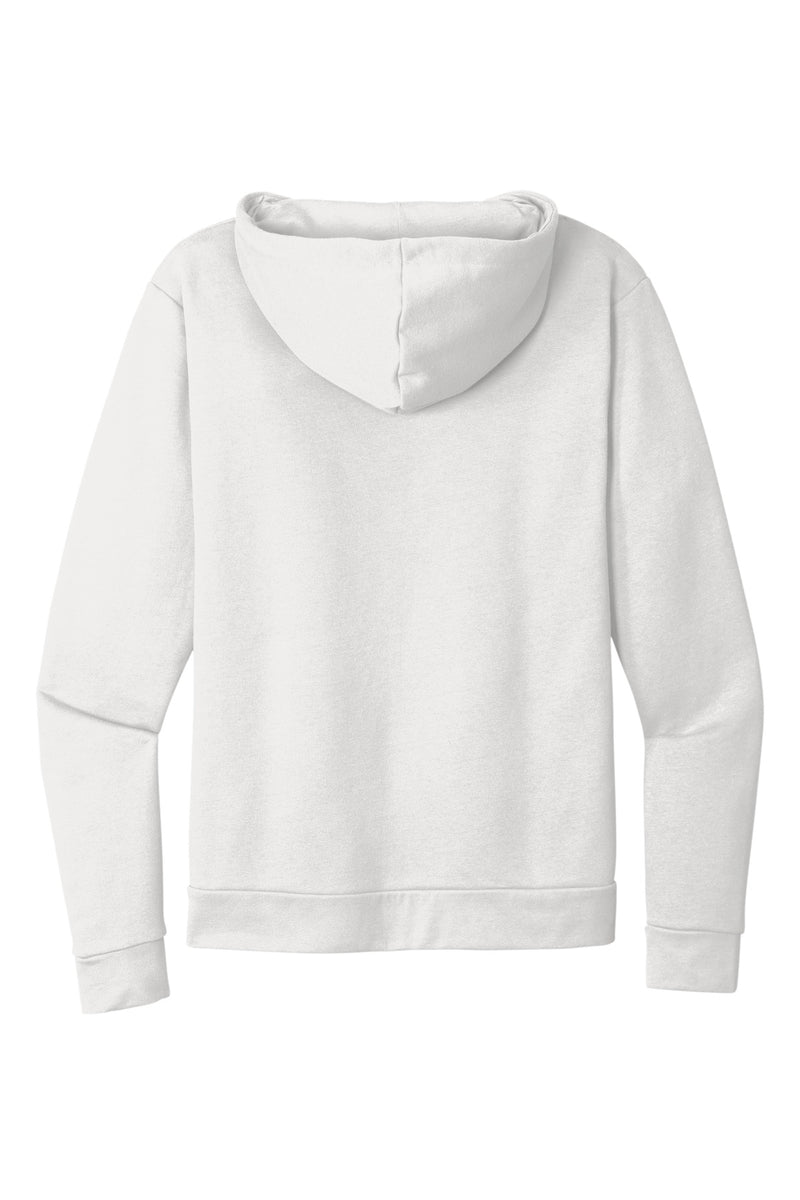 Next Level Apparel Adult Santa Barbara Zip Hoodie - White