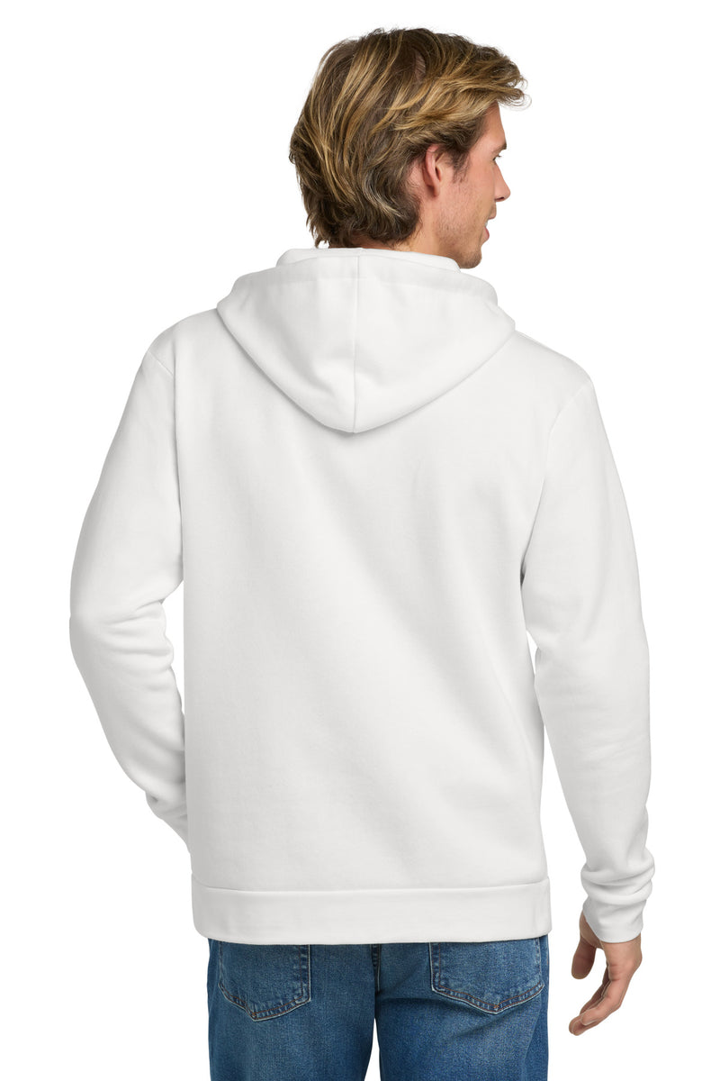 Next Level Apparel Adult Santa Barbara Zip Hoodie - White