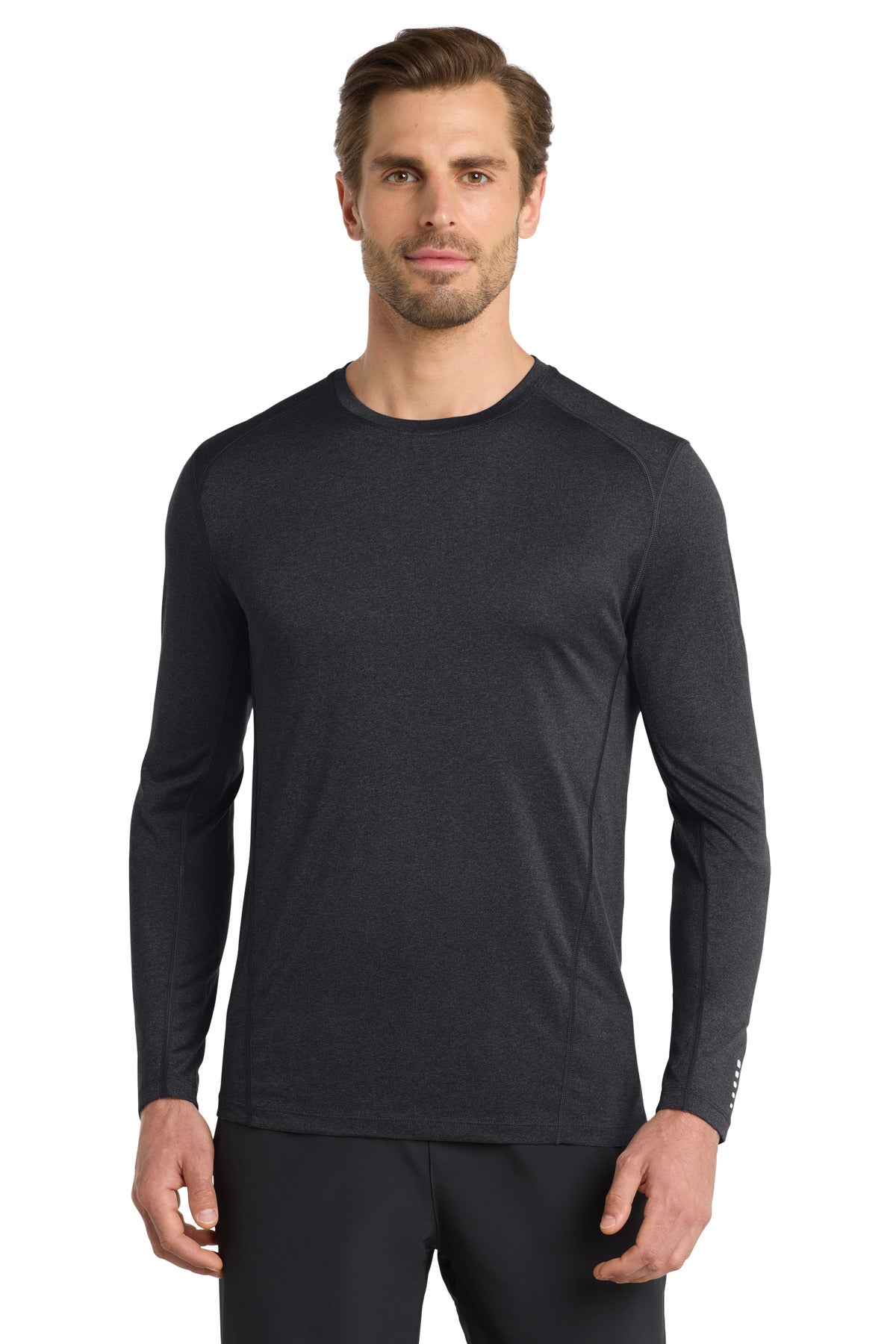 OGIO Long Sleeve Pulse Crew - Blacktop