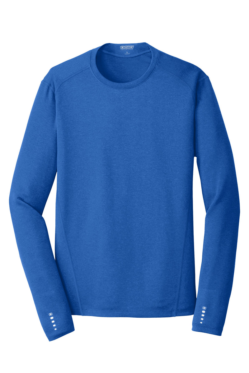 OGIO Long Sleeve Pulse Crew - Electric Blue