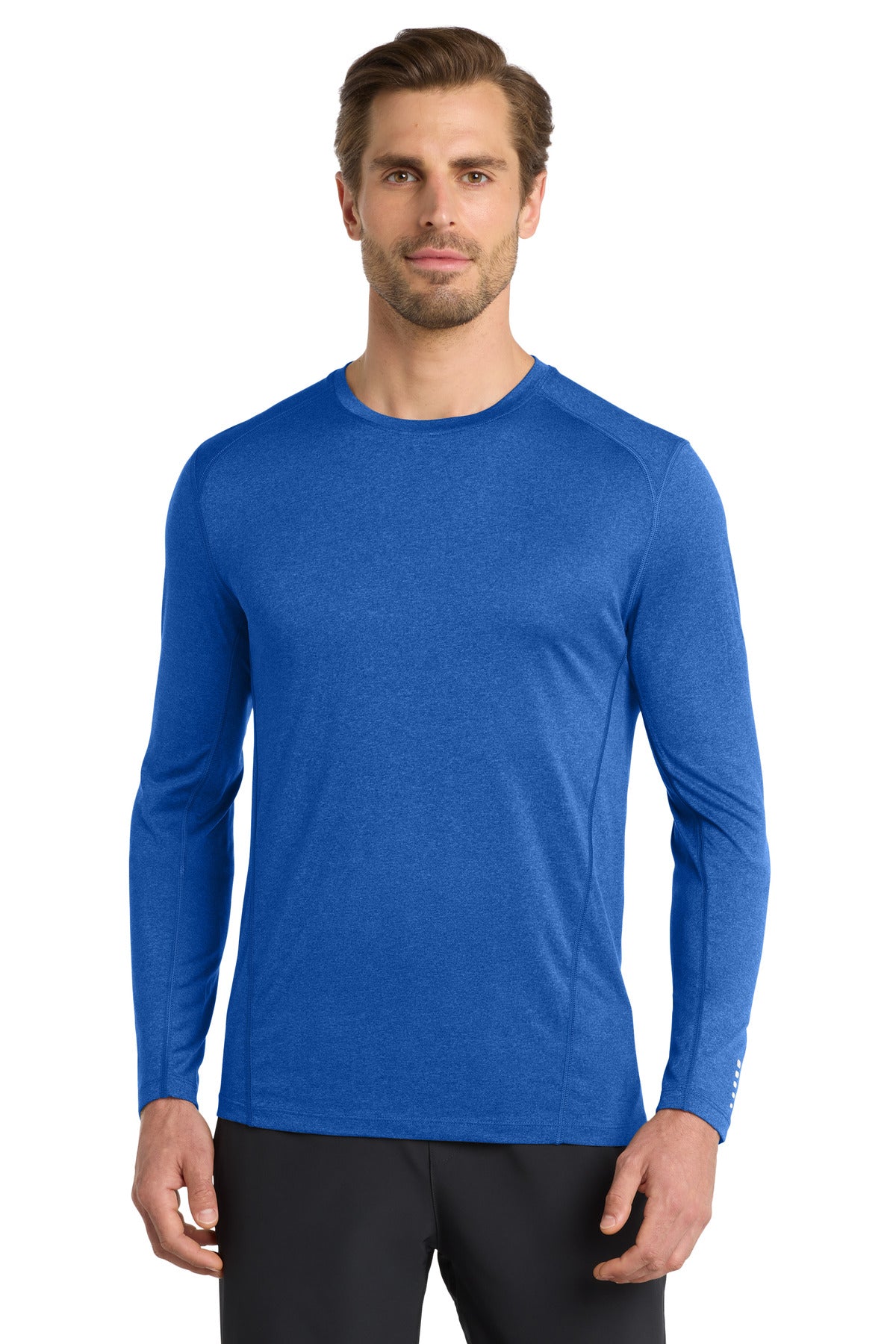 OGIO Long Sleeve Pulse Crew - Electric Blue