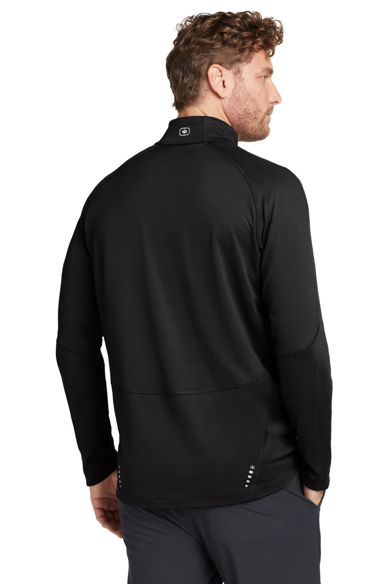 OGIO Radius 1/4-Zip - Blacktop
