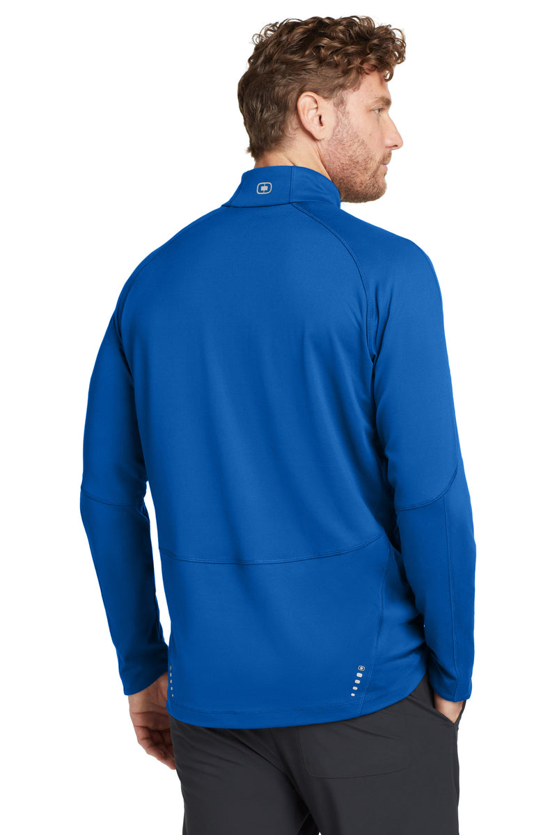 OGIO Radius 1/4-Zip - Electric Blue