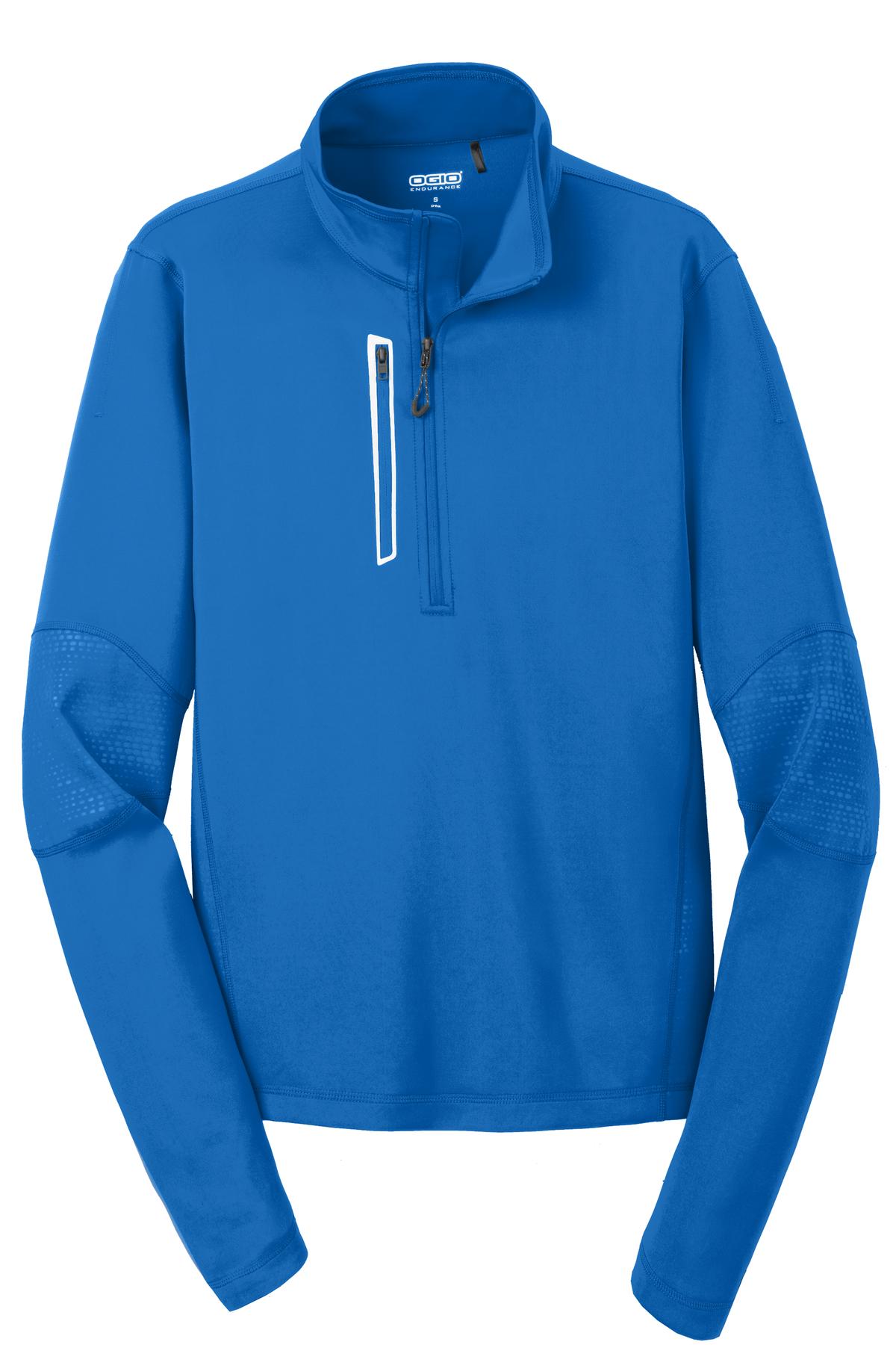 OGIO Fulcrum 1/4-Zip - Electric Blue