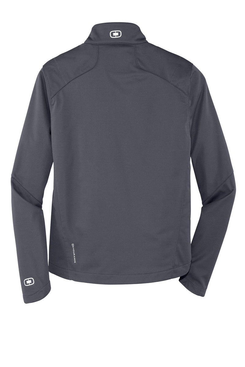 OGIO Crux Soft Shell - Gear Grey flat back