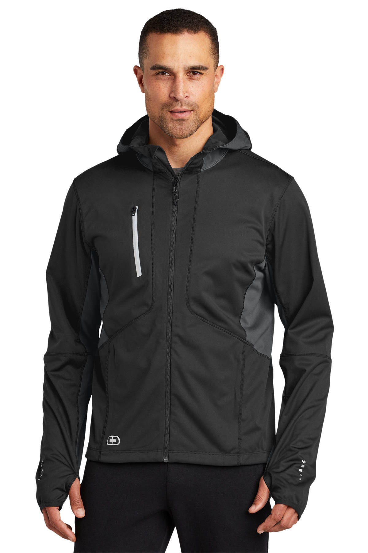 OGIO Pivot Soft Shell - Blacktop/ Gear Grey