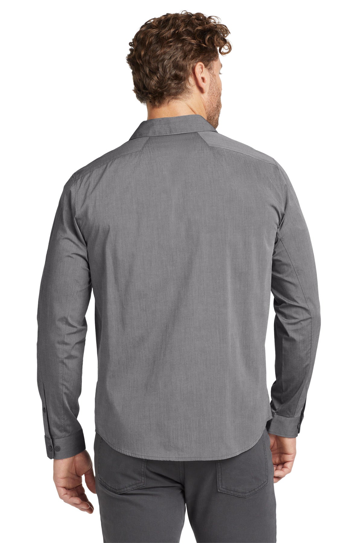OGIO  Commuter Woven Shirt - Gear Grey Heather