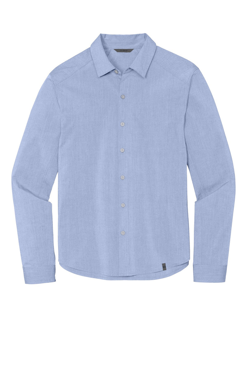 OGIO  Commuter Woven Shirt - Metal Blue Heather