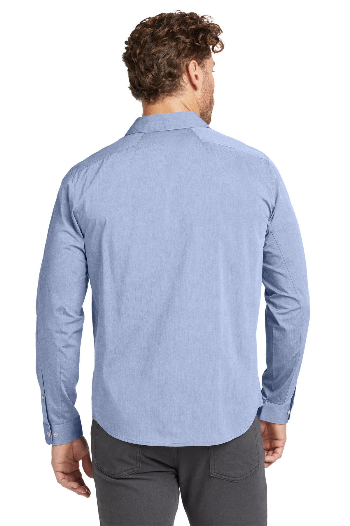 OGIO  Commuter Woven Shirt - Metal Blue Heather