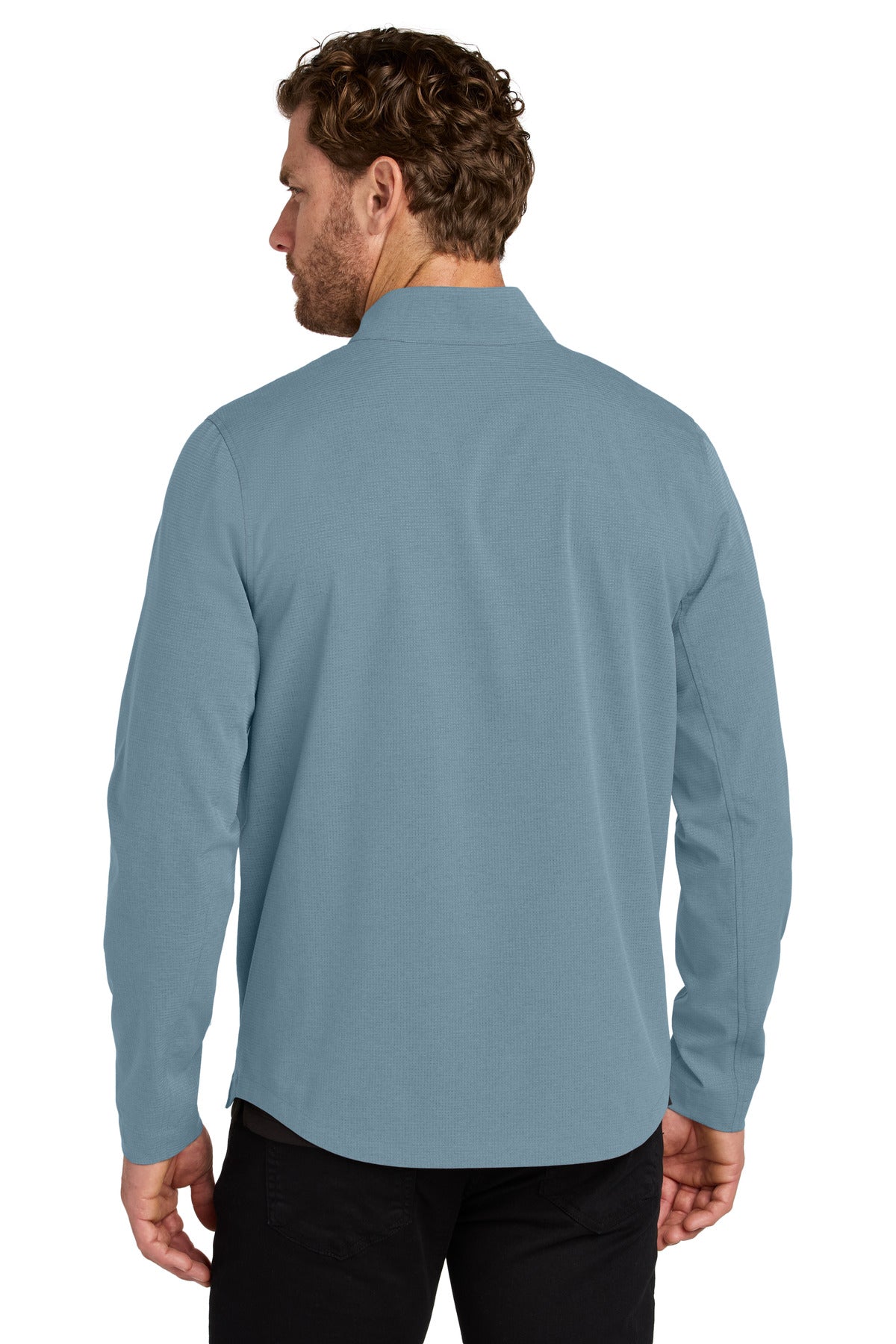 OGIO Aspect 1/2-Zip Pullover - Blue Mist