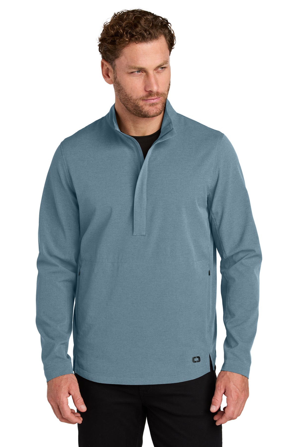 OGIO Aspect 1/2-Zip Pullover - Blue Mist