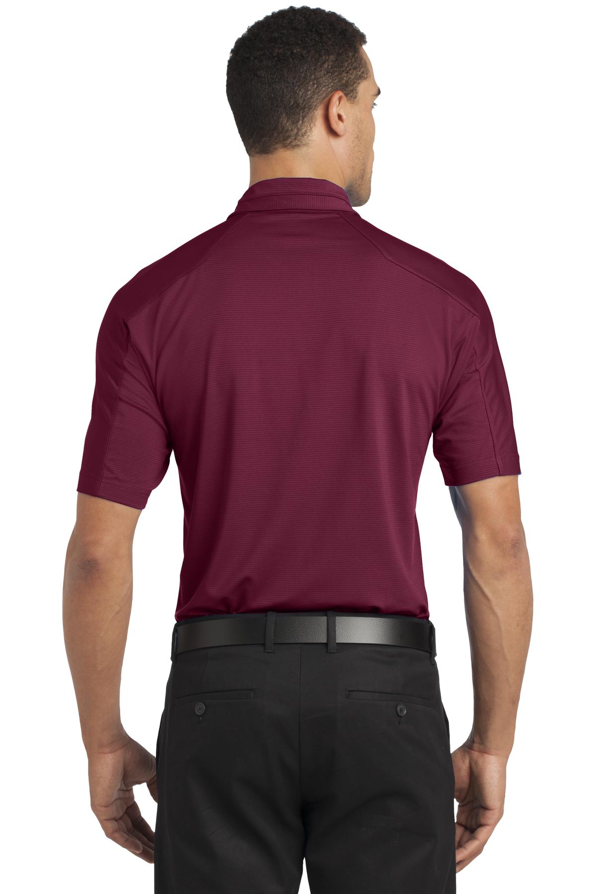 OGIO Linear Polo - Molten Maroon
