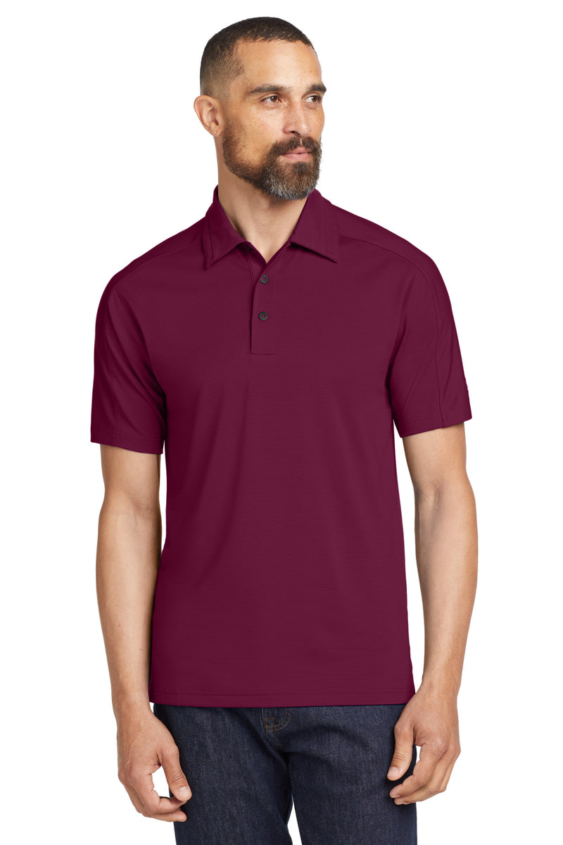 OGIO Linear Polo - Molten Maroon