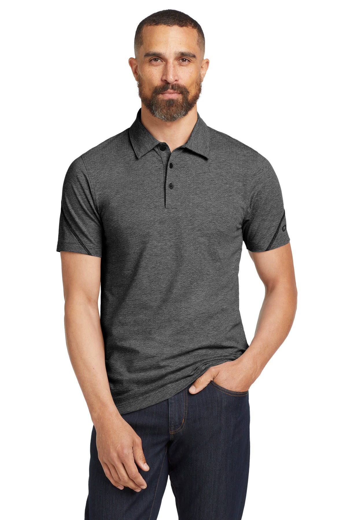 OGIO  Tread Polo - Blacktop Heather