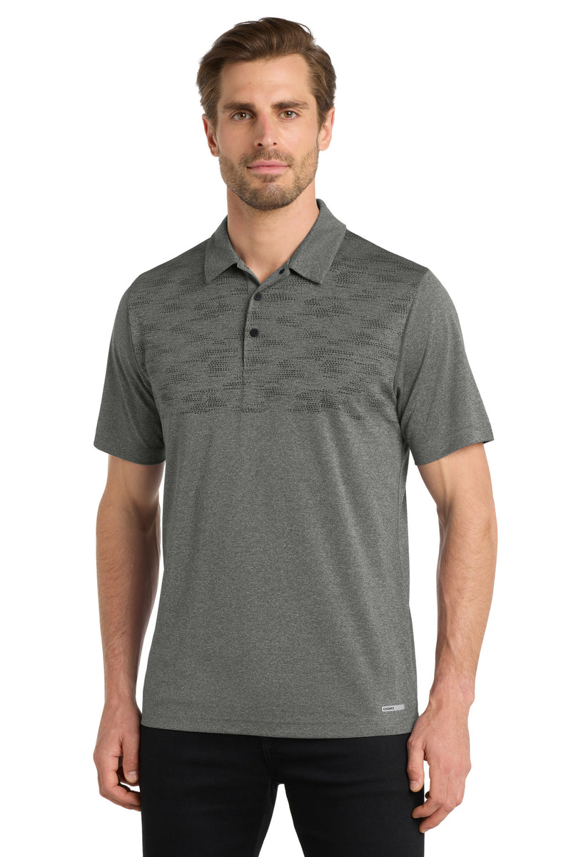 OGIO  Gravitate Polo - Dark Heather Grey
