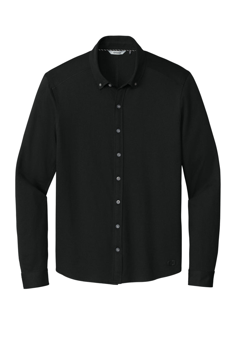 OGIO   Code Stretch Long Sleeve Button-Up - Blacktop