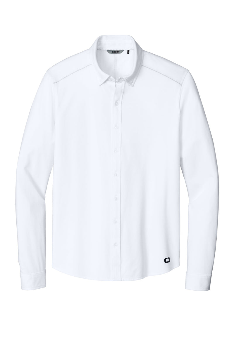OGIO   Code Stretch Long Sleeve Button-Up - Bright White