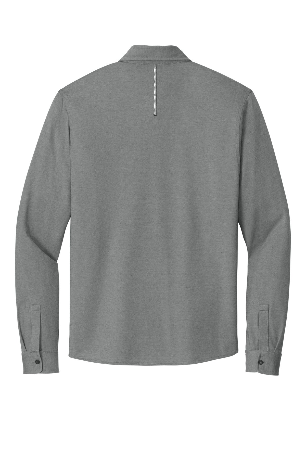 OGIO   Code Stretch Long Sleeve Button-Up - Tarmac Grey Heather
