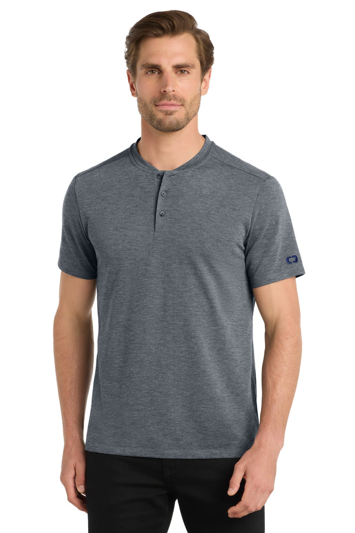 OGIO Evolution Henley - River Blue Navy