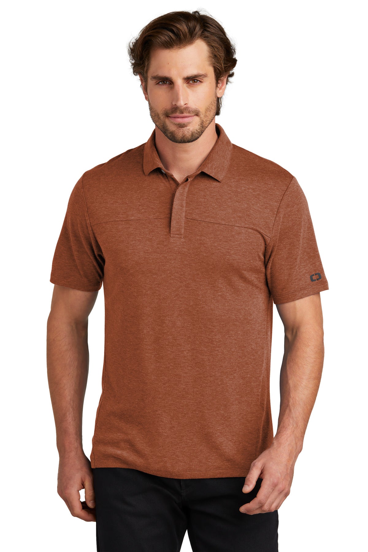 OGIO Command Polo - Deep Rust