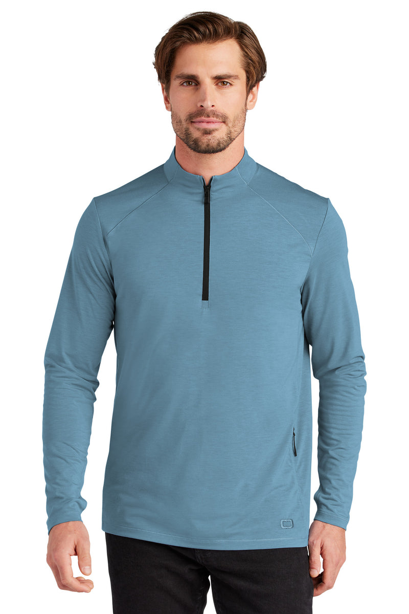 OGIO Motion 1/4-Zip - Blue Mist