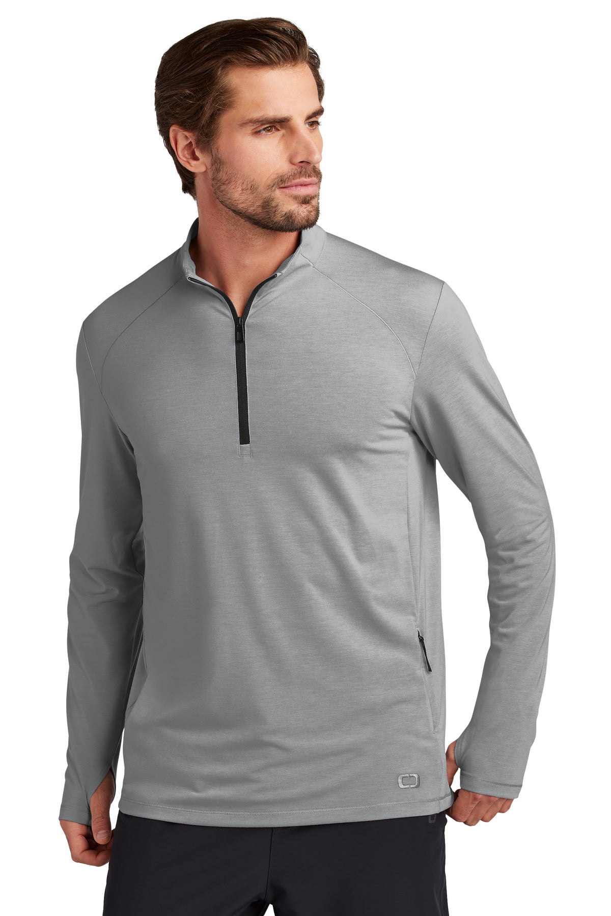 OGIO Motion 1/4-Zip - Greystone