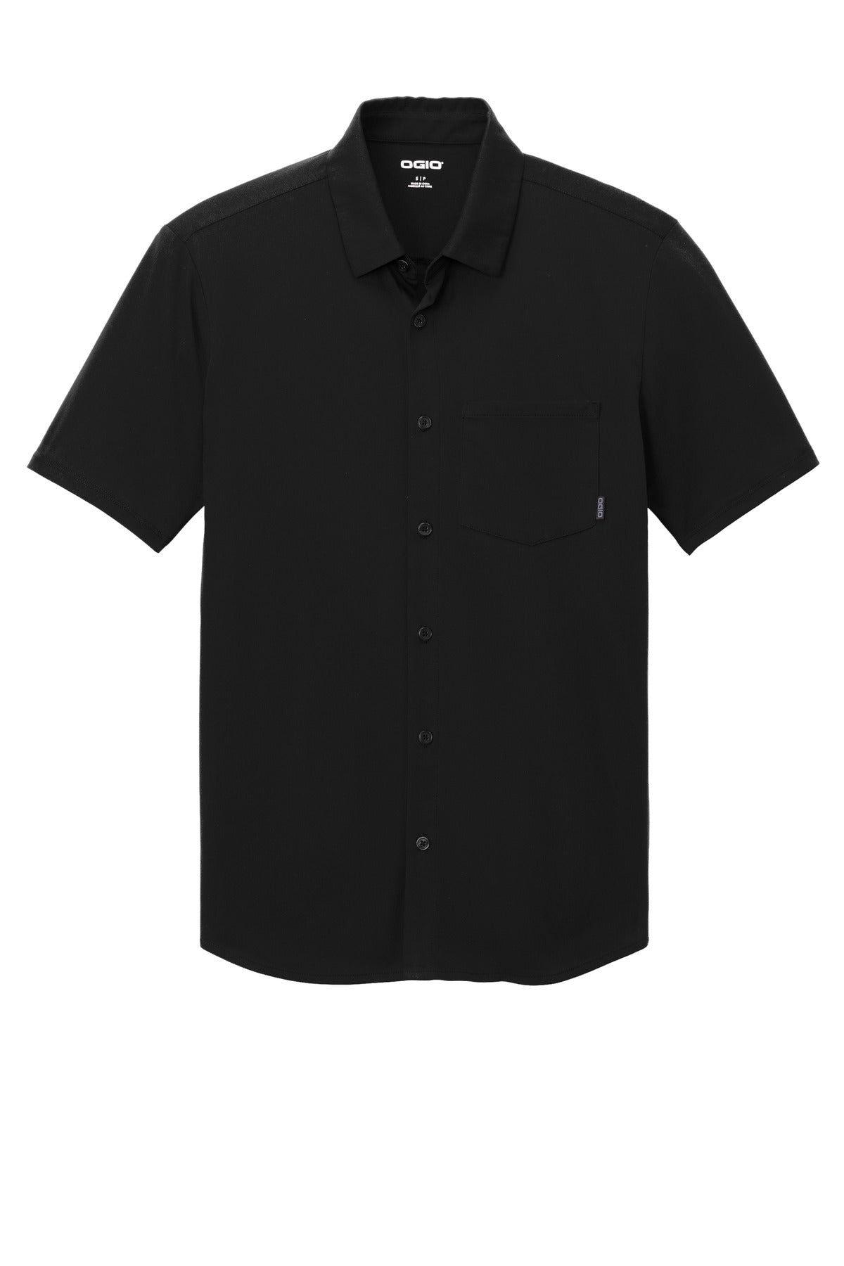 OGIO Extend Short Sleeve Button-Up - Blacktop