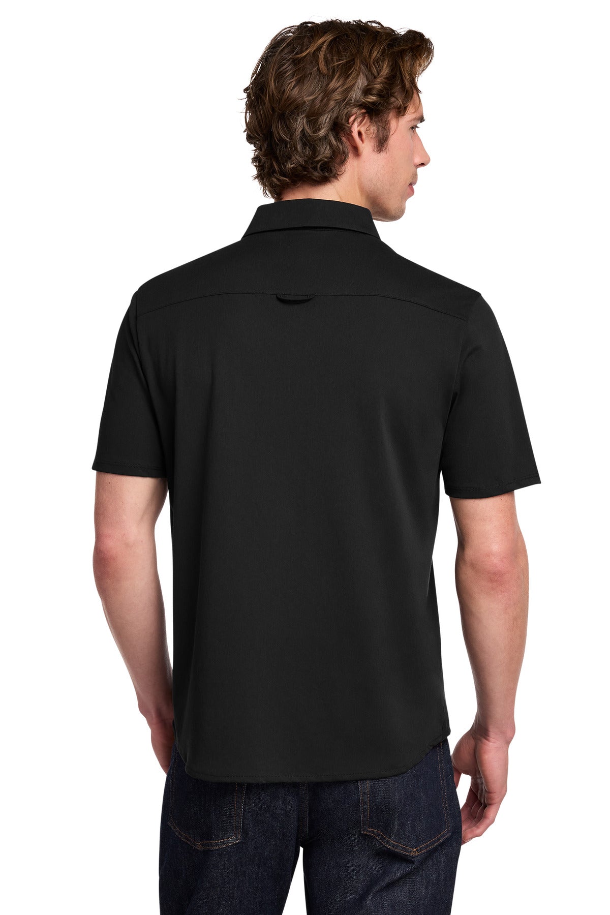 OGIO Extend Short Sleeve Button-Up - Blacktop