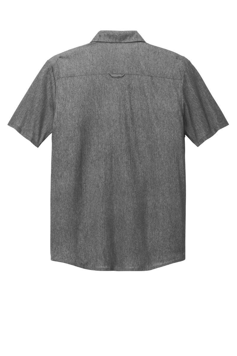 OGIO Extend Short Sleeve Button-Up - Blacktop Heather