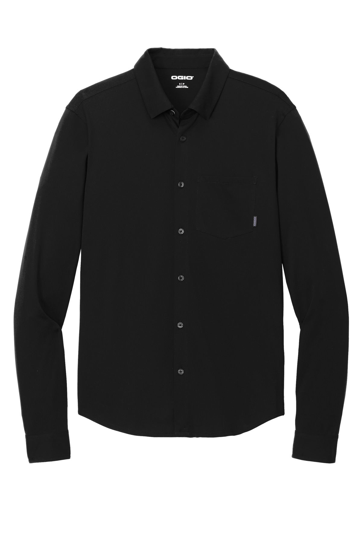 OGIO Extend Long Sleeve Button-Up - Blacktop