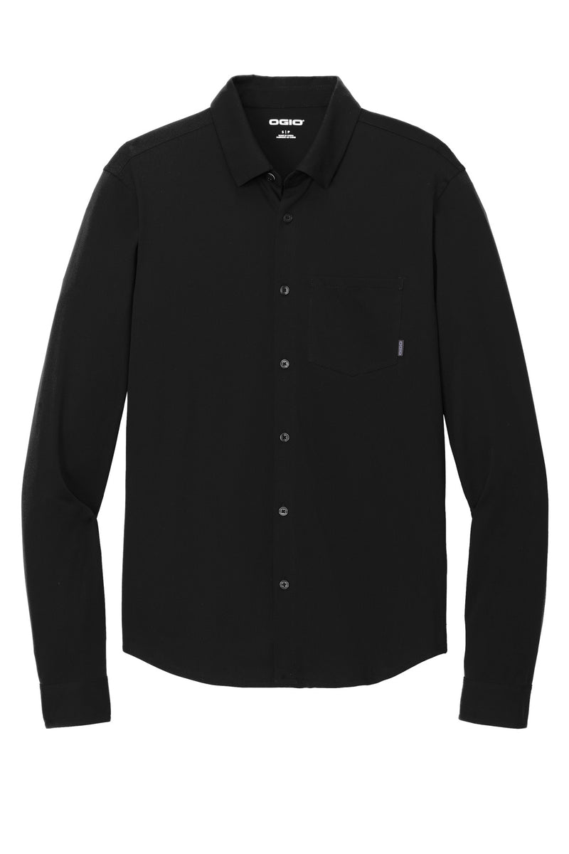OGIO Extend Long Sleeve Button-Up - Blacktop