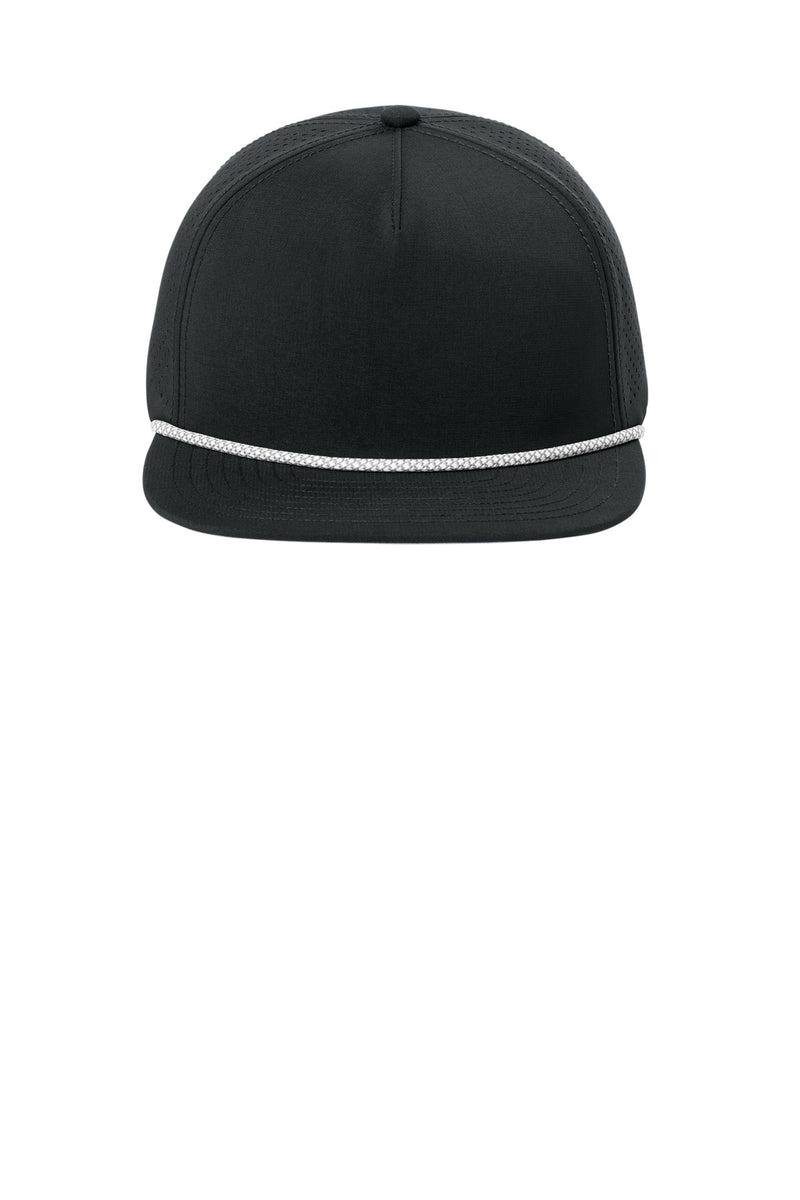 OGIO 5-Panel Rope Performance Cap - Blacktop