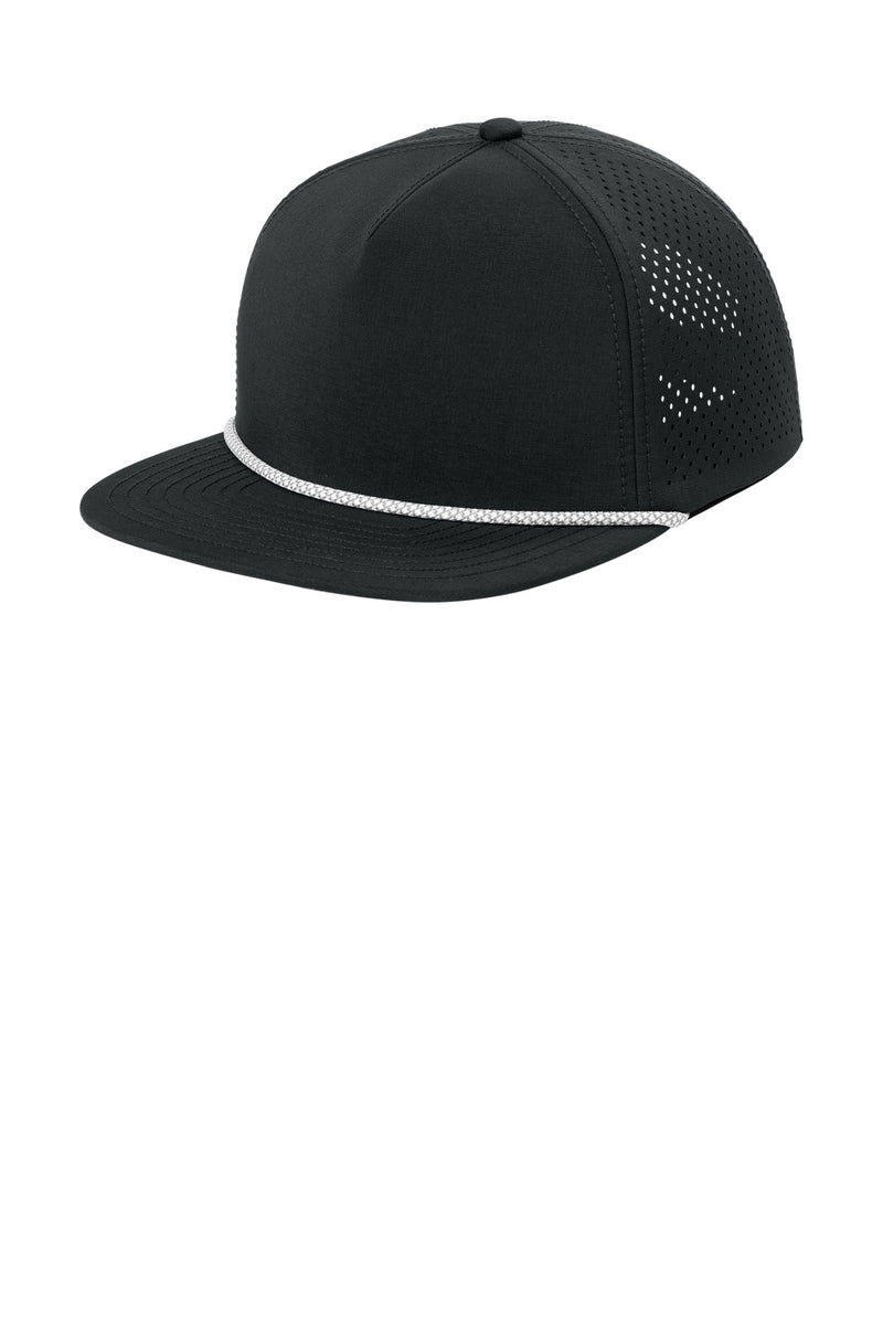 OGIO 5-Panel Rope Performance Cap - Blacktop