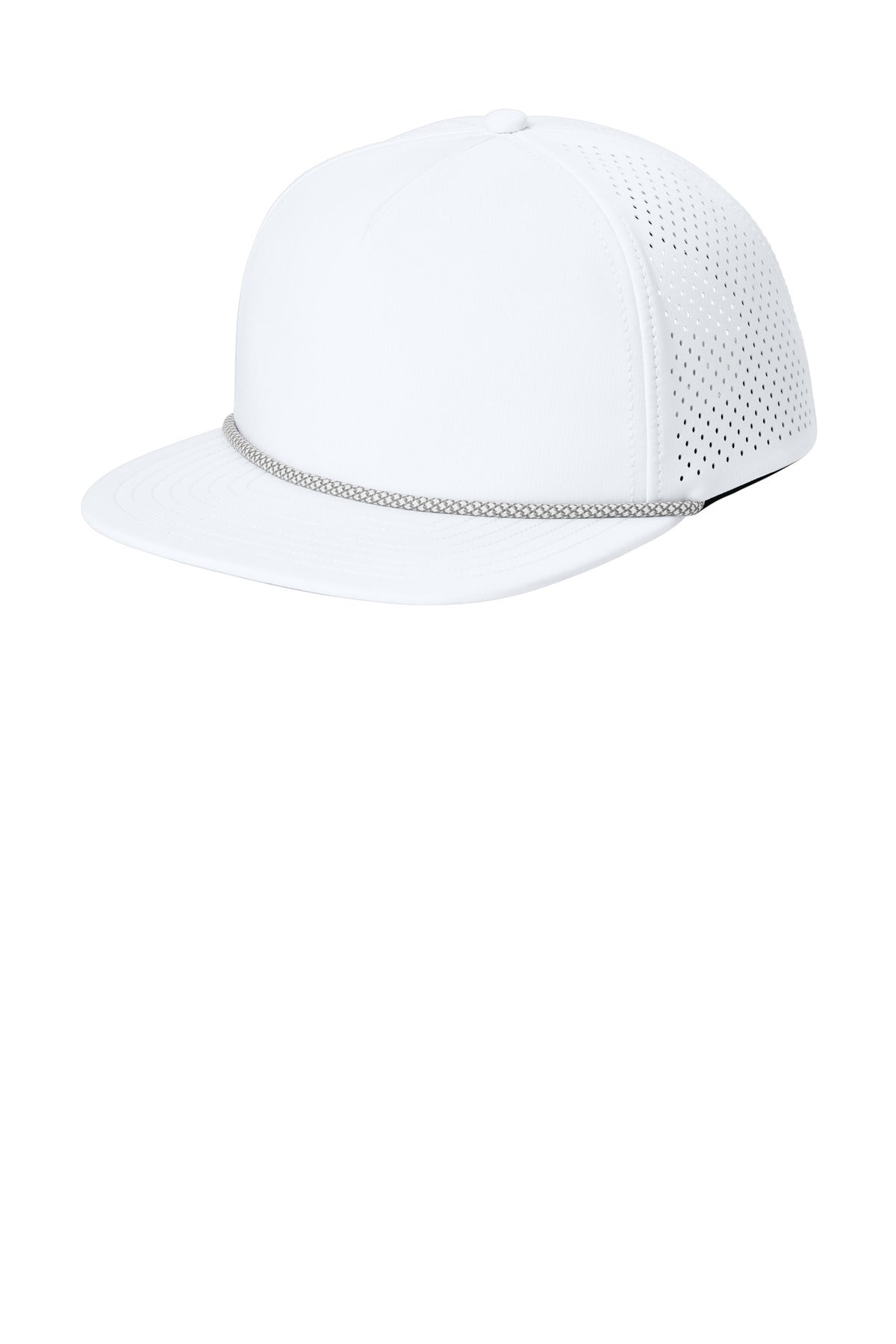 OGIO 5-Panel Rope Performance Cap - White
