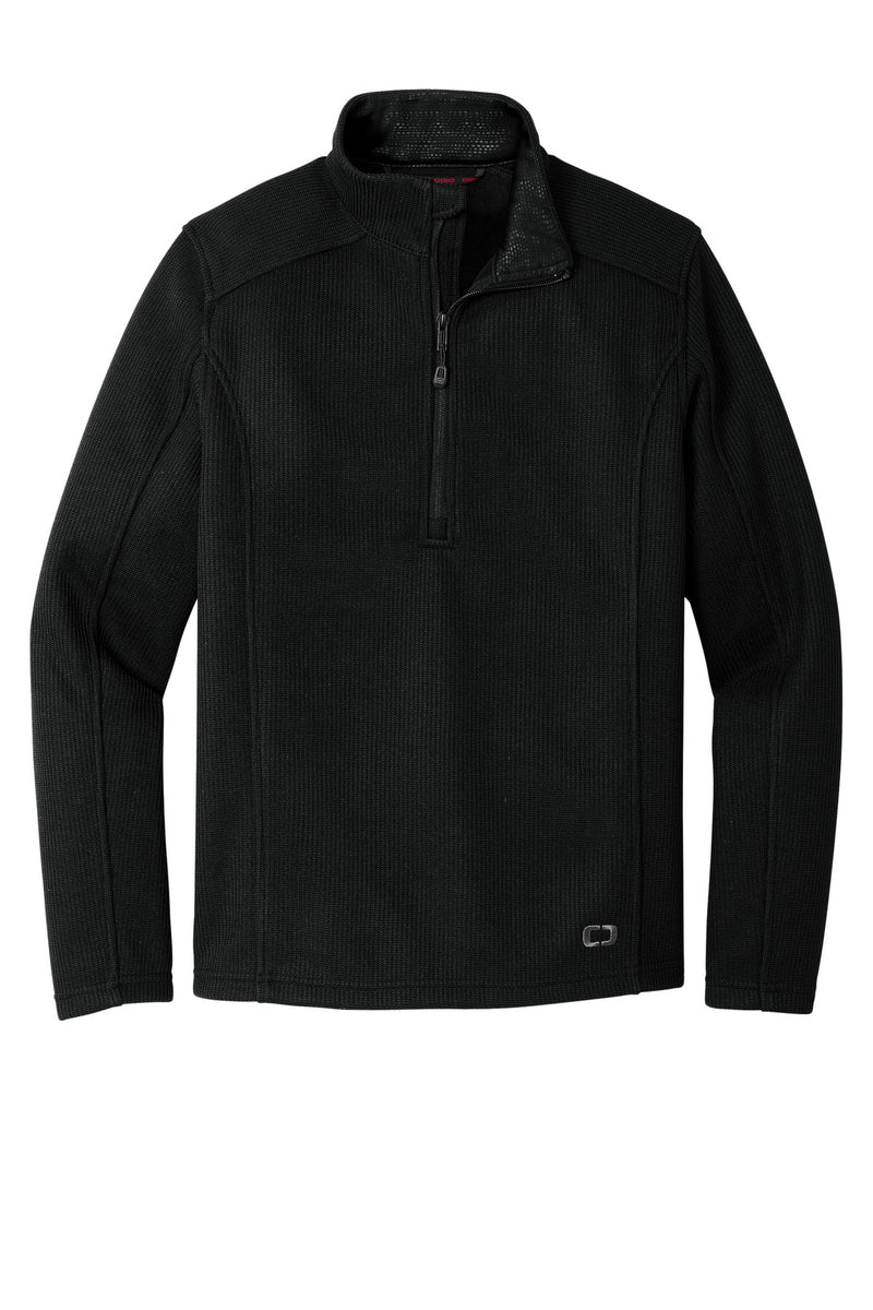 OGIO Grit Fleece 1/2-Zip - Blacktop