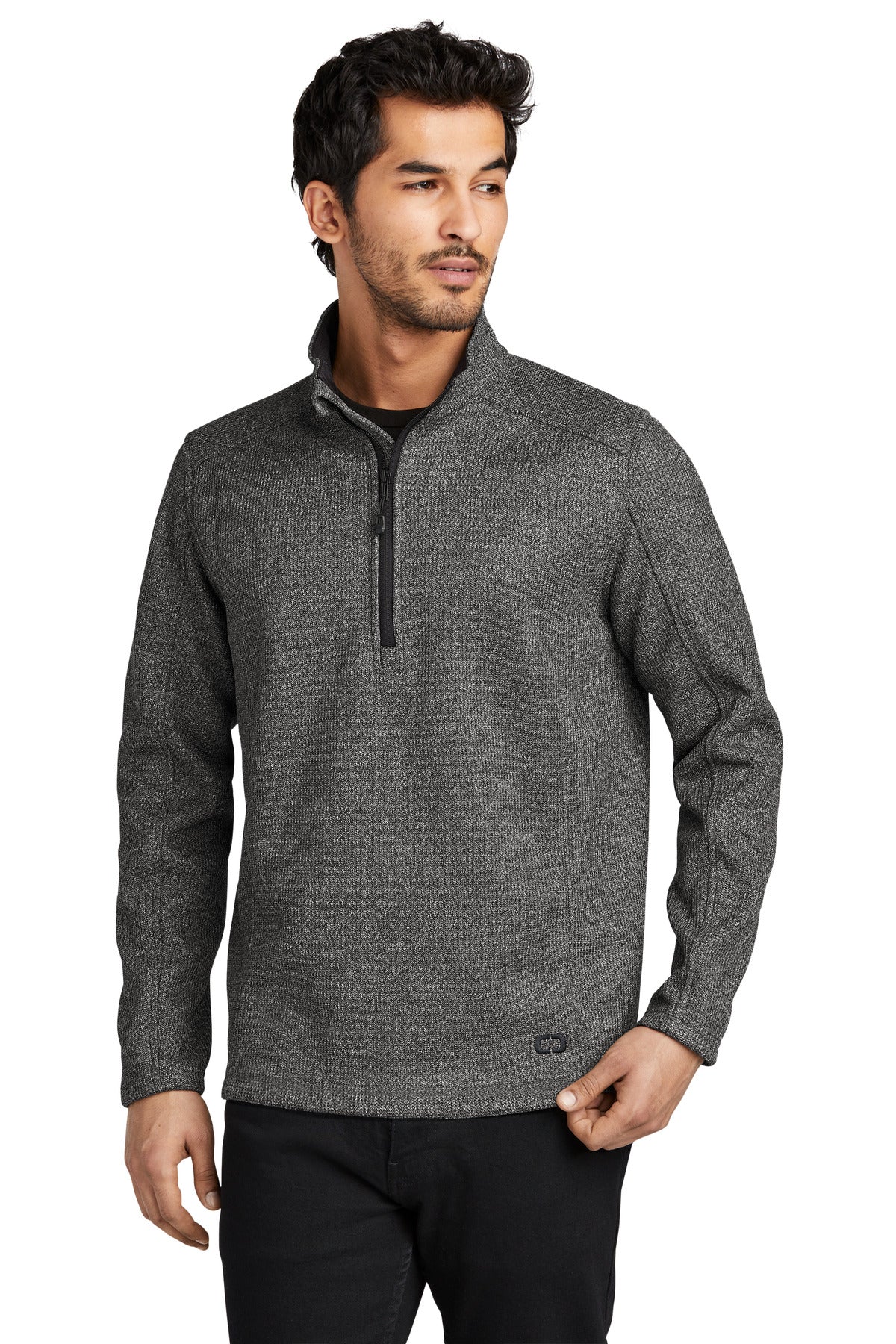 OGIO Grit Fleece 1/2-Zip - Diesel Grey Heather