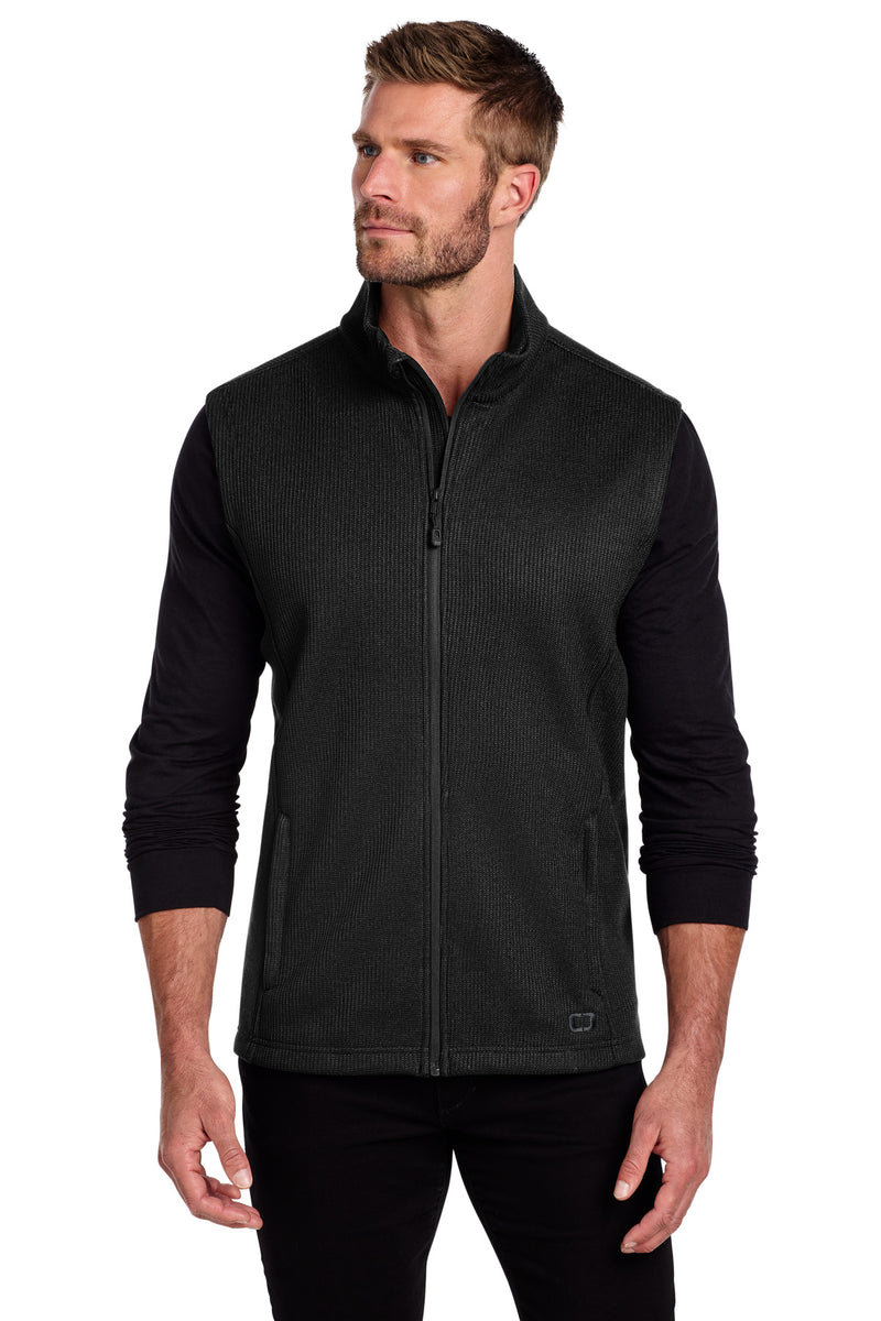 OGIO Grit Fleece Vest - Blacktop