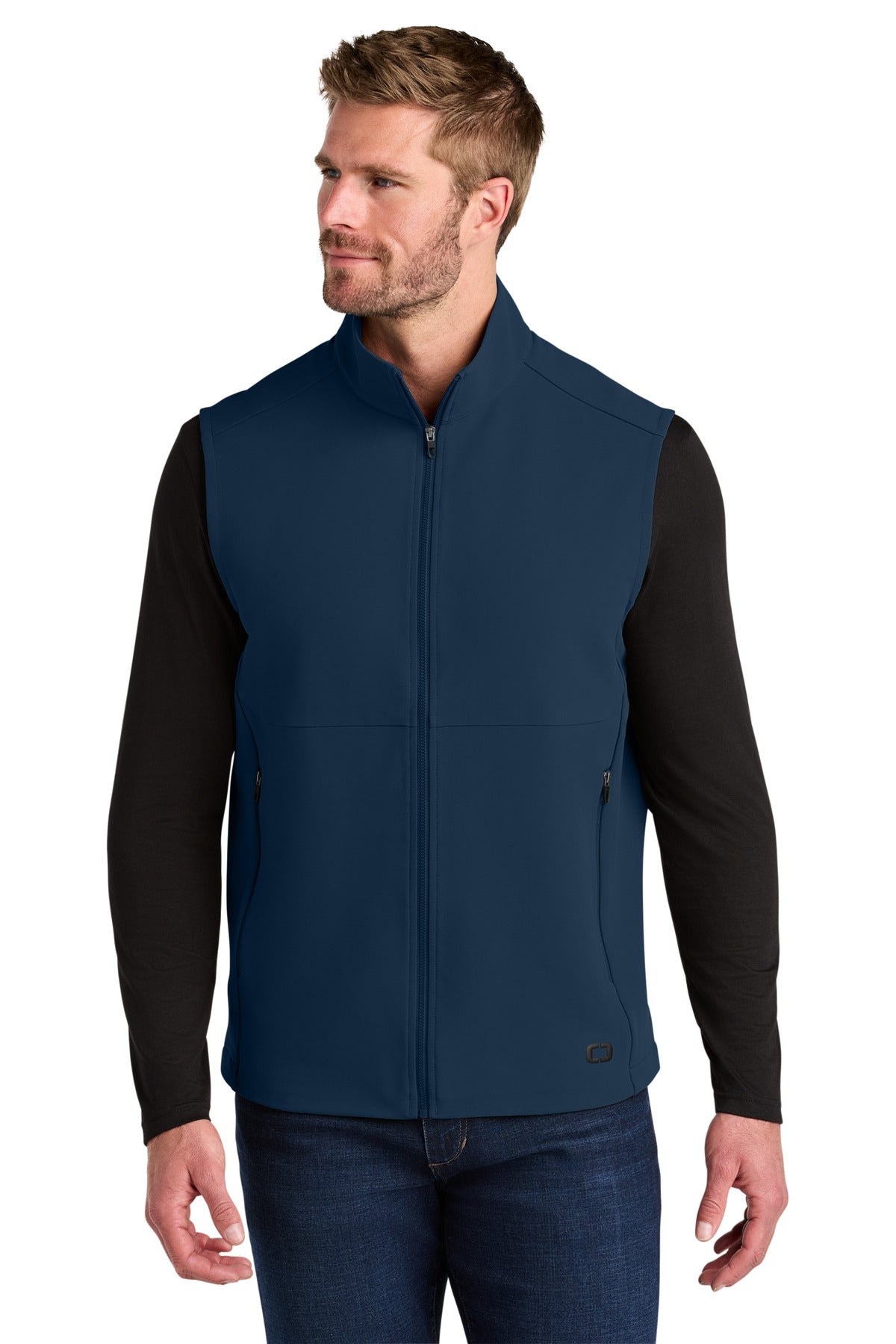 OGIO Kinetic Soft Shell Vest - River Blue Navy