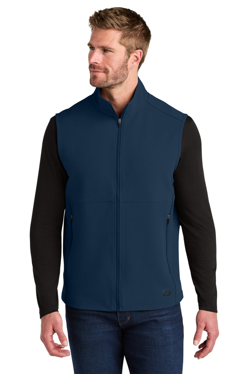 OGIO Kinetic Soft Shell Vest - River Blue Navy