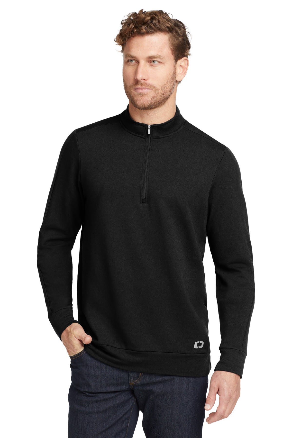 OGIO  Luuma 1/2-Zip Fleece - Blacktop