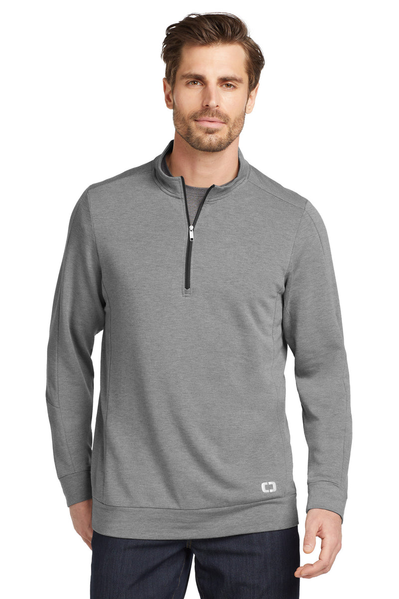 OGIO  Luuma 1/2-Zip Fleece - Petrol Grey Heather