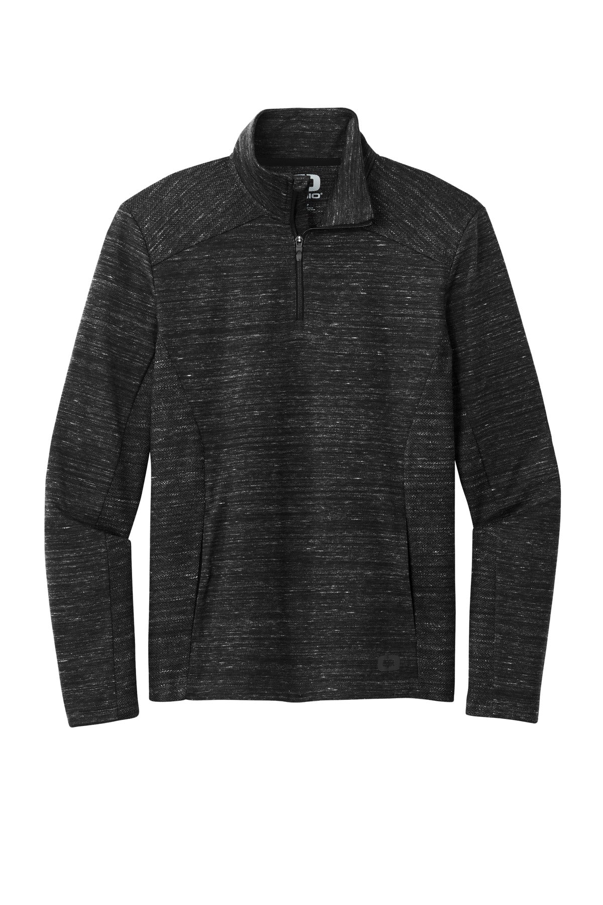 OGIO Flux 1/4-Zip - Blacktop Heather