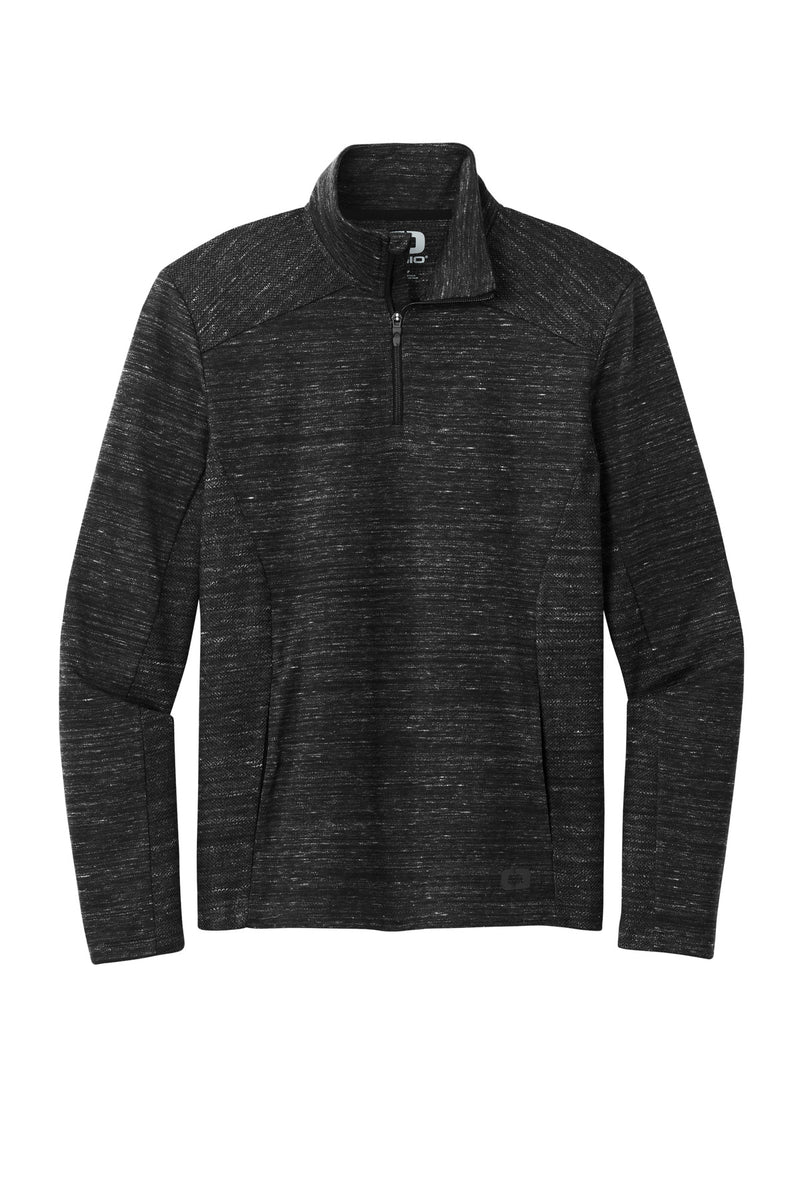 OGIO Flux 1/4-Zip - Blacktop Heather